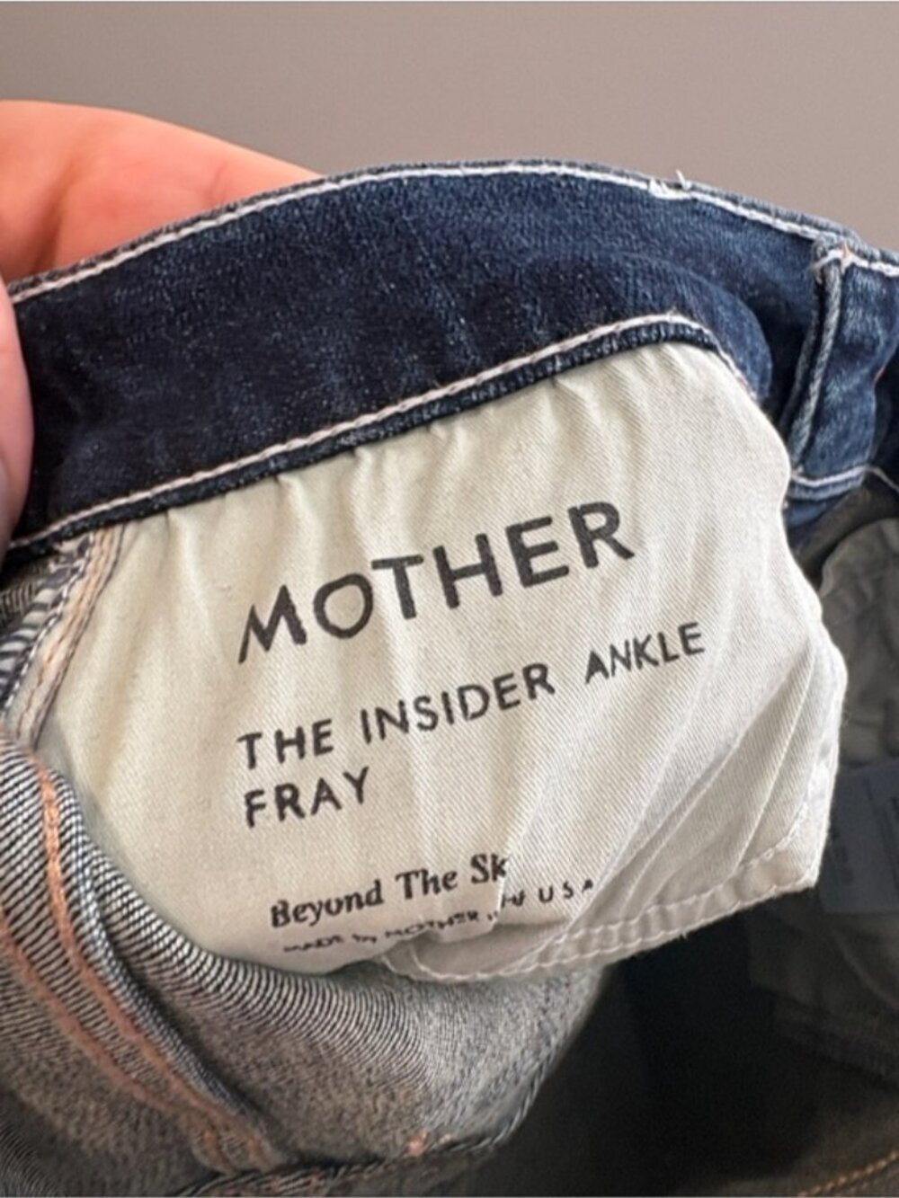 MOTHER JEANS- INSIDER ANKLE FREY - Picture 7 of 9